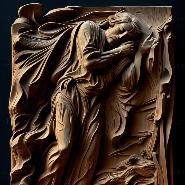 3D модель Кунстлерс Смерть Американский художник (STL)